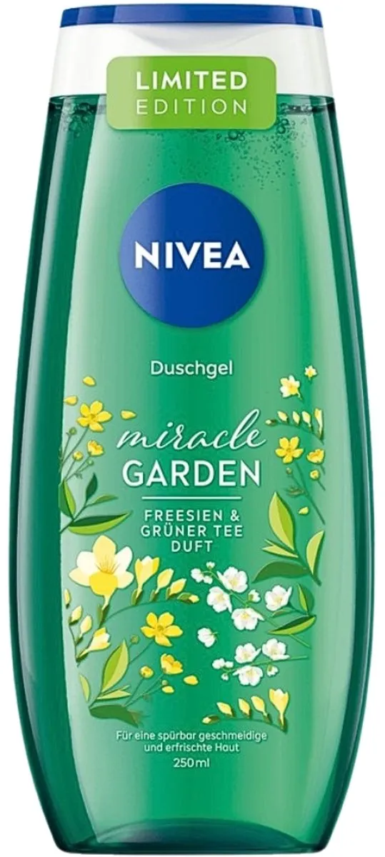 NIVEA Douchegel Freesia & Groene Thee 250ml - 3 Stuks