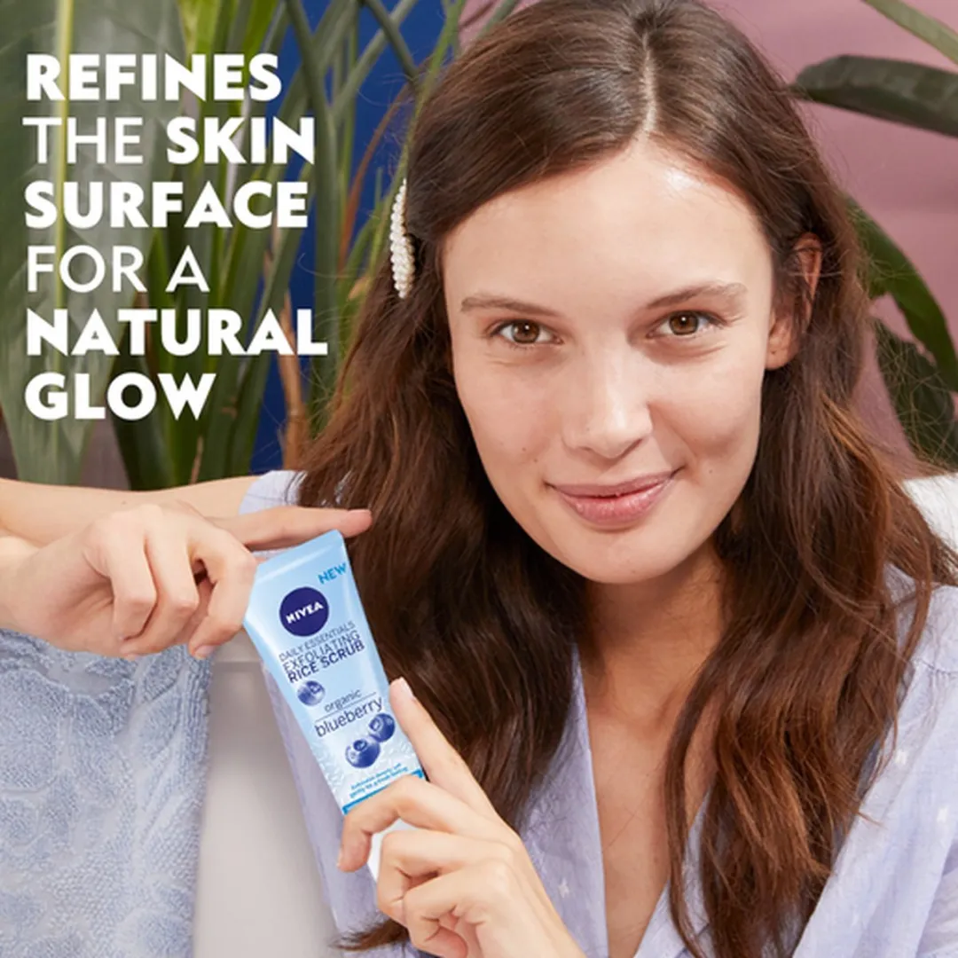 NIVEA Egaliserende Bio Rijst Gezichtscrub 75ml