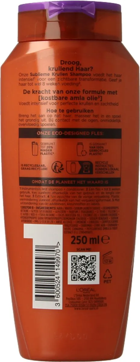 L'Oréal Paris Elvive Extraordinary Oil Amla Shampoo 250ml - afbeelding 6 van 6