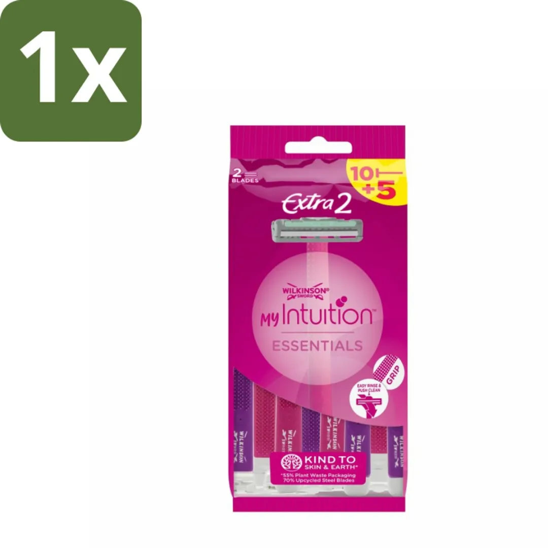 Wilkinson Extra 2 Beauty Wegwerpscheermesjes 15 Stuks