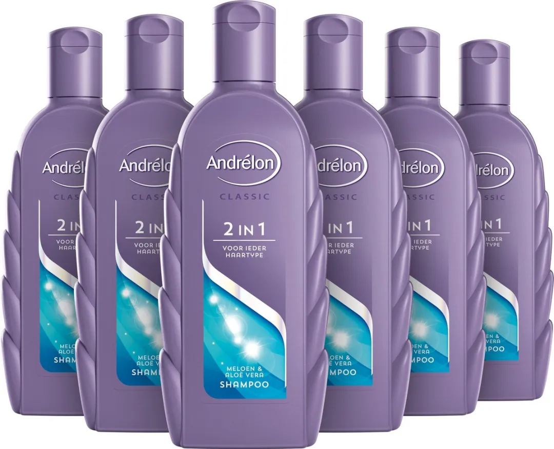 Andrélon 2in1 Shampoo 300ml - 6 Stuks