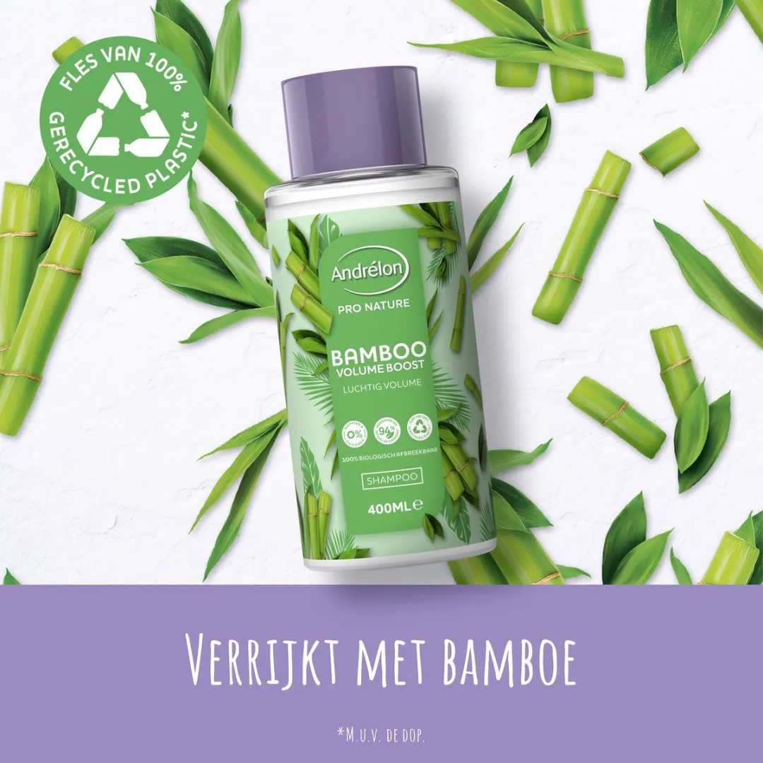 Andrélon Pro Nature Bamboo Volume Boost Shampoo 400ml