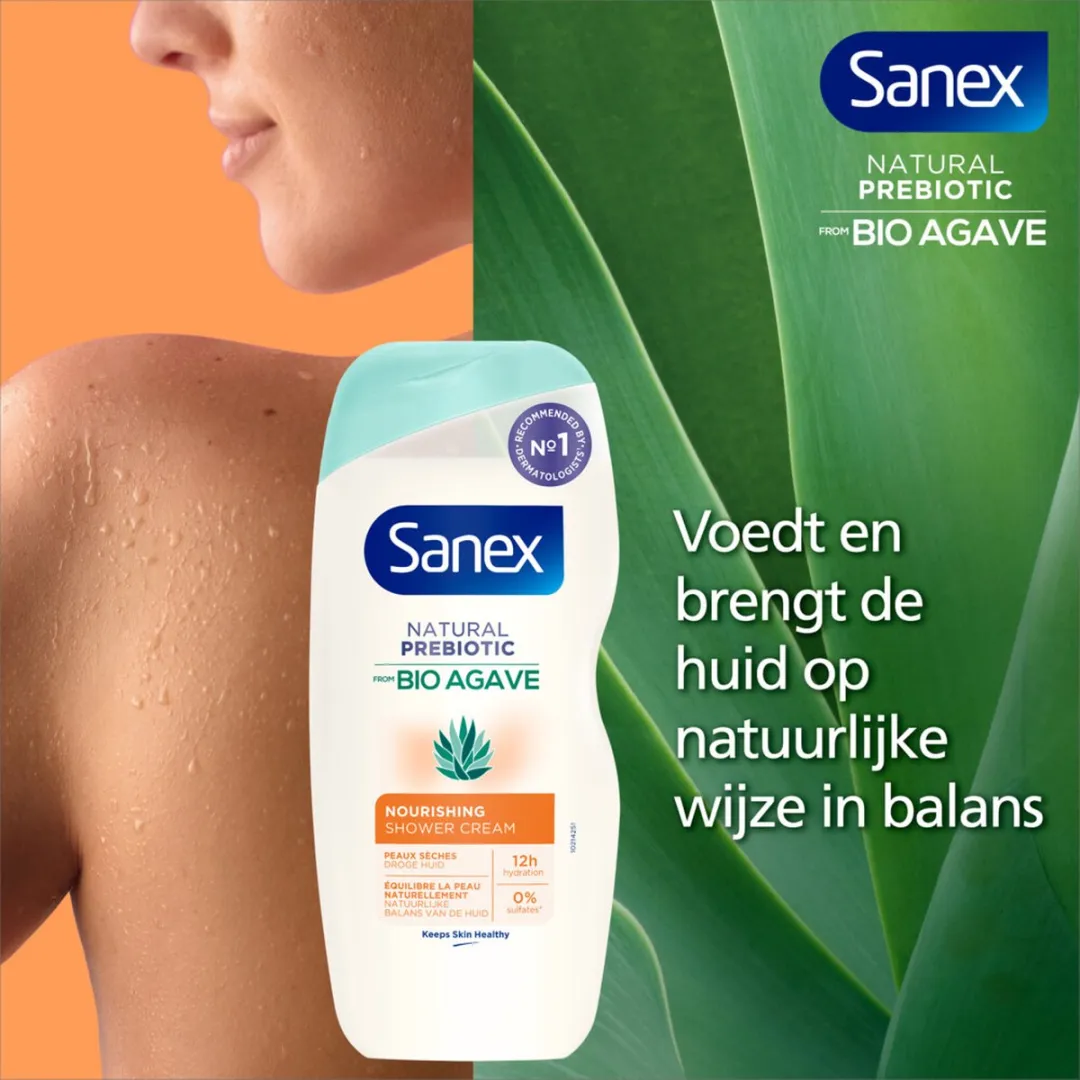 Sanex Agave Douchecrème 250ml - 6 Stuks