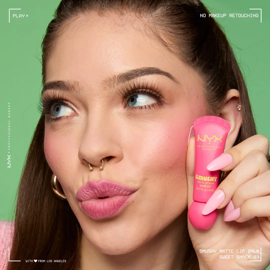 NYX Smushy Matte Lippenbalsem Smudge Fudge - 8ml