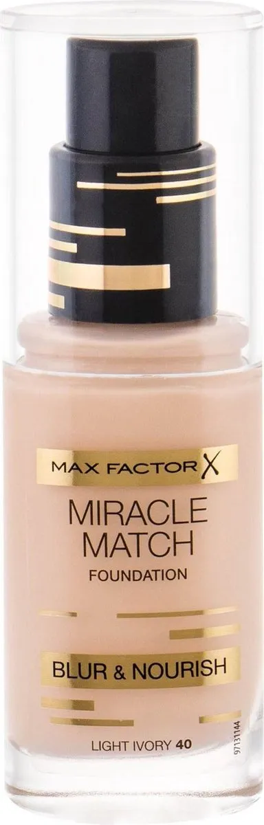 Max Factor Miracle Match Foundation Light Ivory 30ml