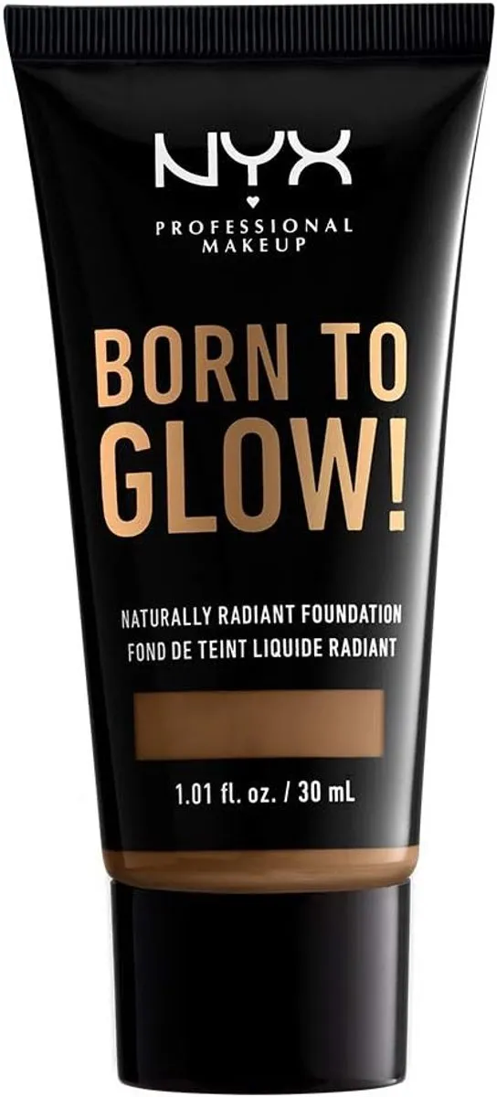 NYX Born To Glow Foundation Deep Sable 18
