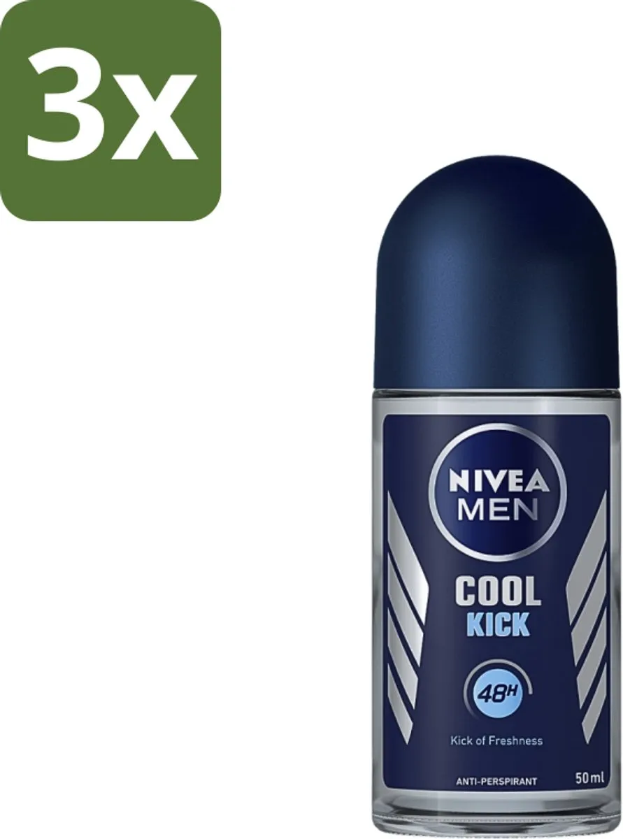 NIVEA Men Cool Kick FM Anti-Transpirant Roll-On 150ml