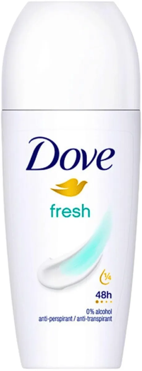 Dove Fresh Anti-Transpirant Roll-on 50ml - 6 Stuks