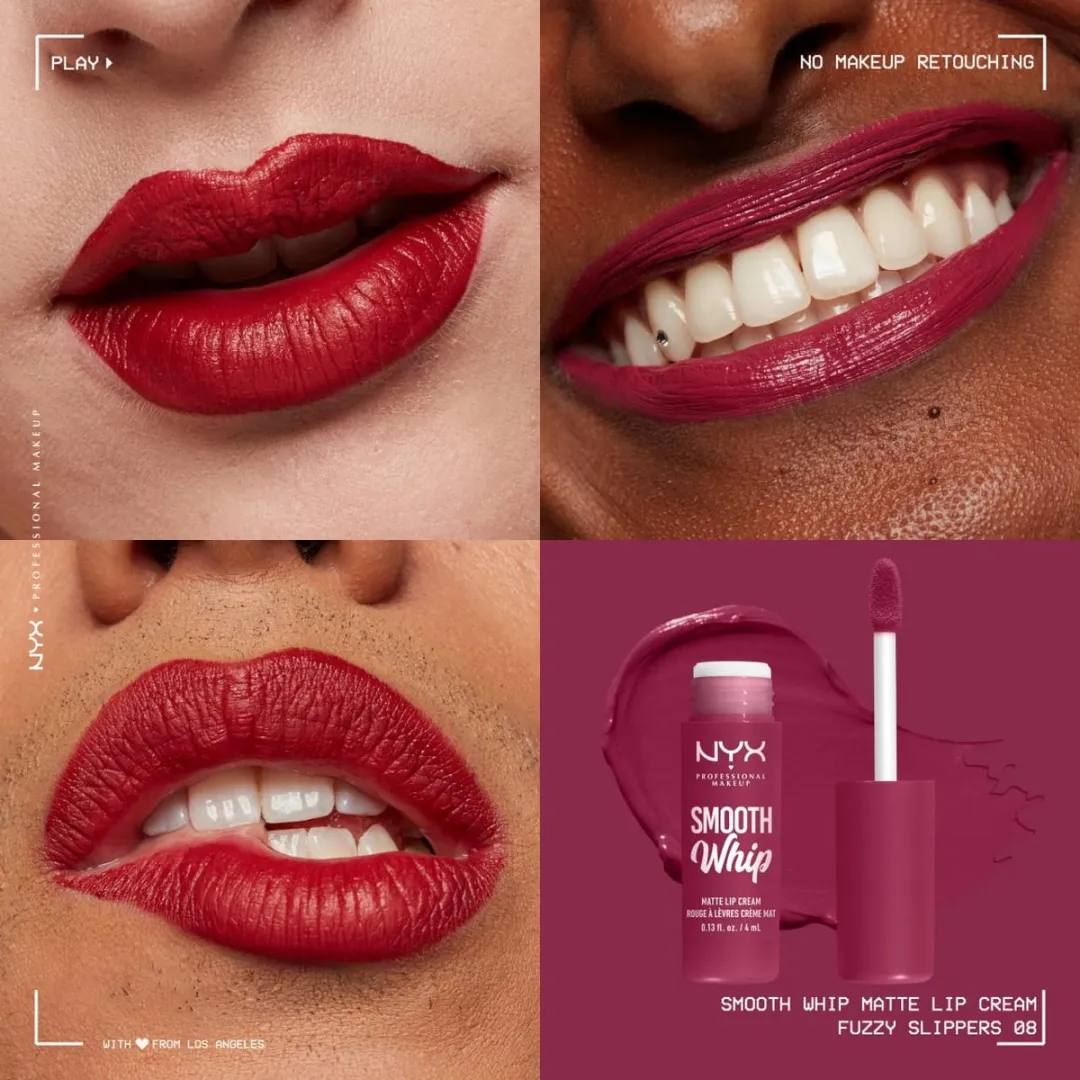 NYX Smooth Whip Matte Lip Cream Fuzzy Slippers - 4ml