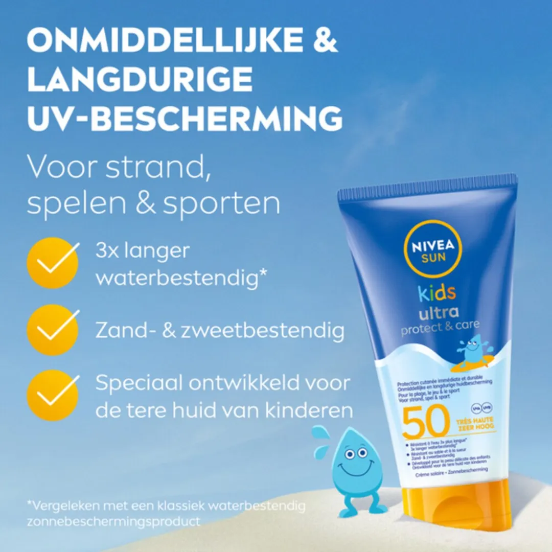 NIVEA Sun Kids Protect & Play SPF 50+ 150ml - 2 Stuks