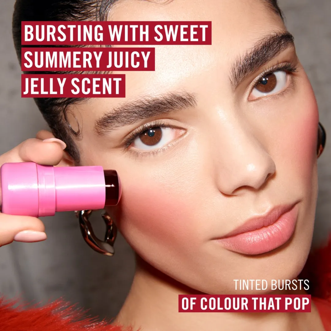 Rimmel London Multi-Tasker Jelly Crush Blush & Lip Stain 300 Peachy Punch - 8,5 g