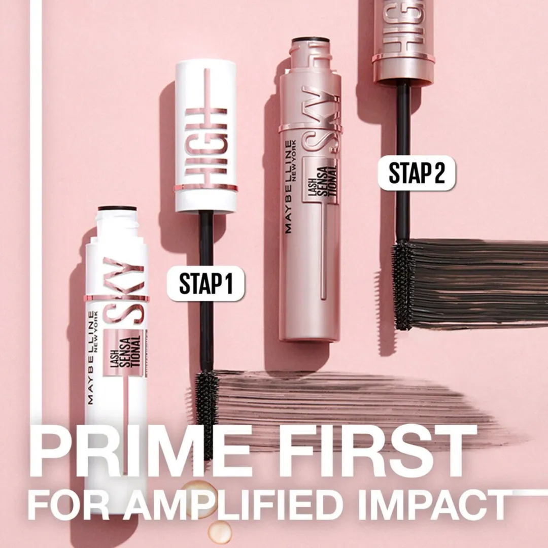 Maybelline Lash Sensational Tinted Lash Primer - 23,1ml (3x7,7ml) - Zwart