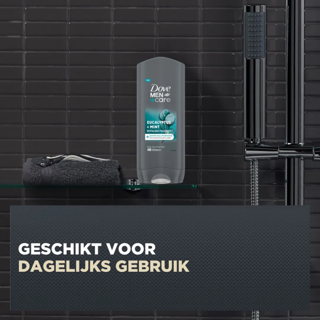 Dove Men+Care Eucalyptus + Mint Douchegel - 2400ml (6x400ml)