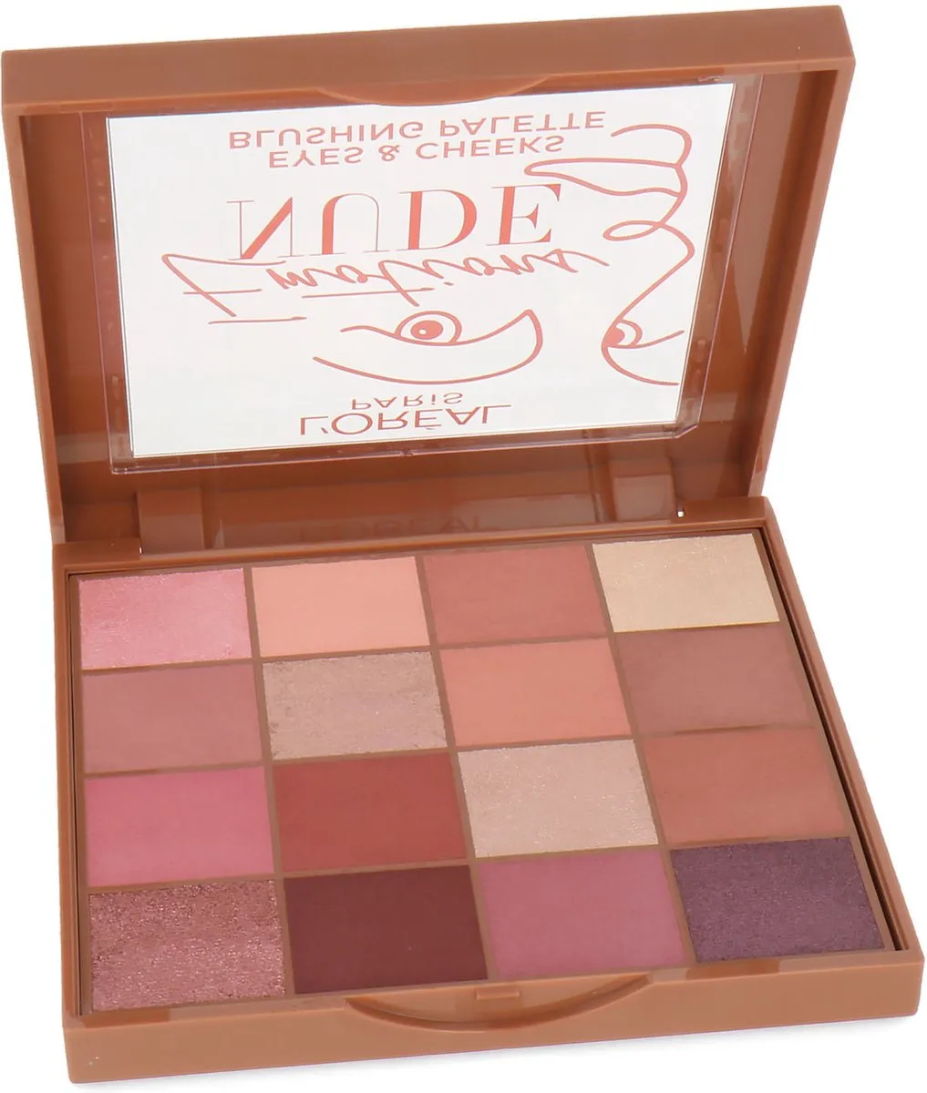 L'Oréal Paris Eyes & Cheeks Blushing Palette 01 Emotions Nude