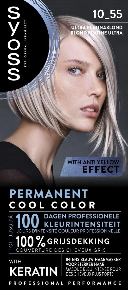 SYOSS Haarverf 10-55 Ultra Platina Blond - 115ml