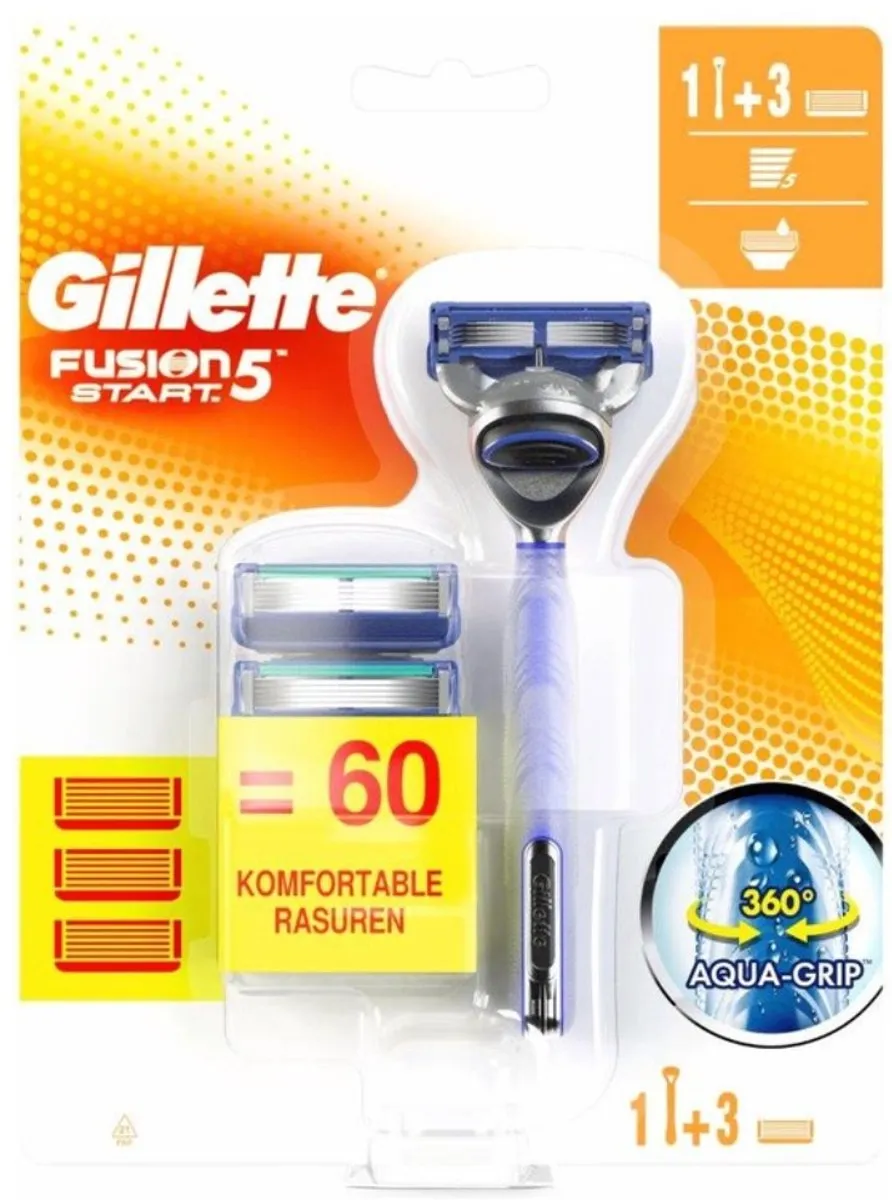 Gillette Fusion5 Scheermesjes - 3 Stuks (2x1) - Oranje