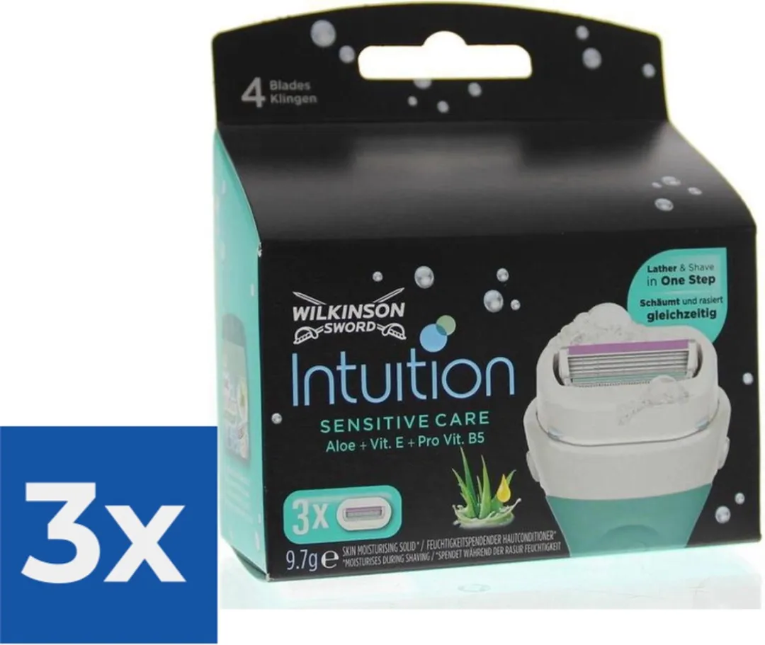 Wilkinson Sword Intuiti.dry Skin Mes 3 Stuks