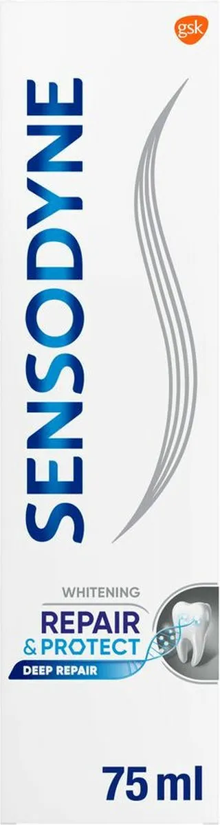 Sensodyne Repair & Protect Whitening Tandpasta 75ml - 4 Stuks