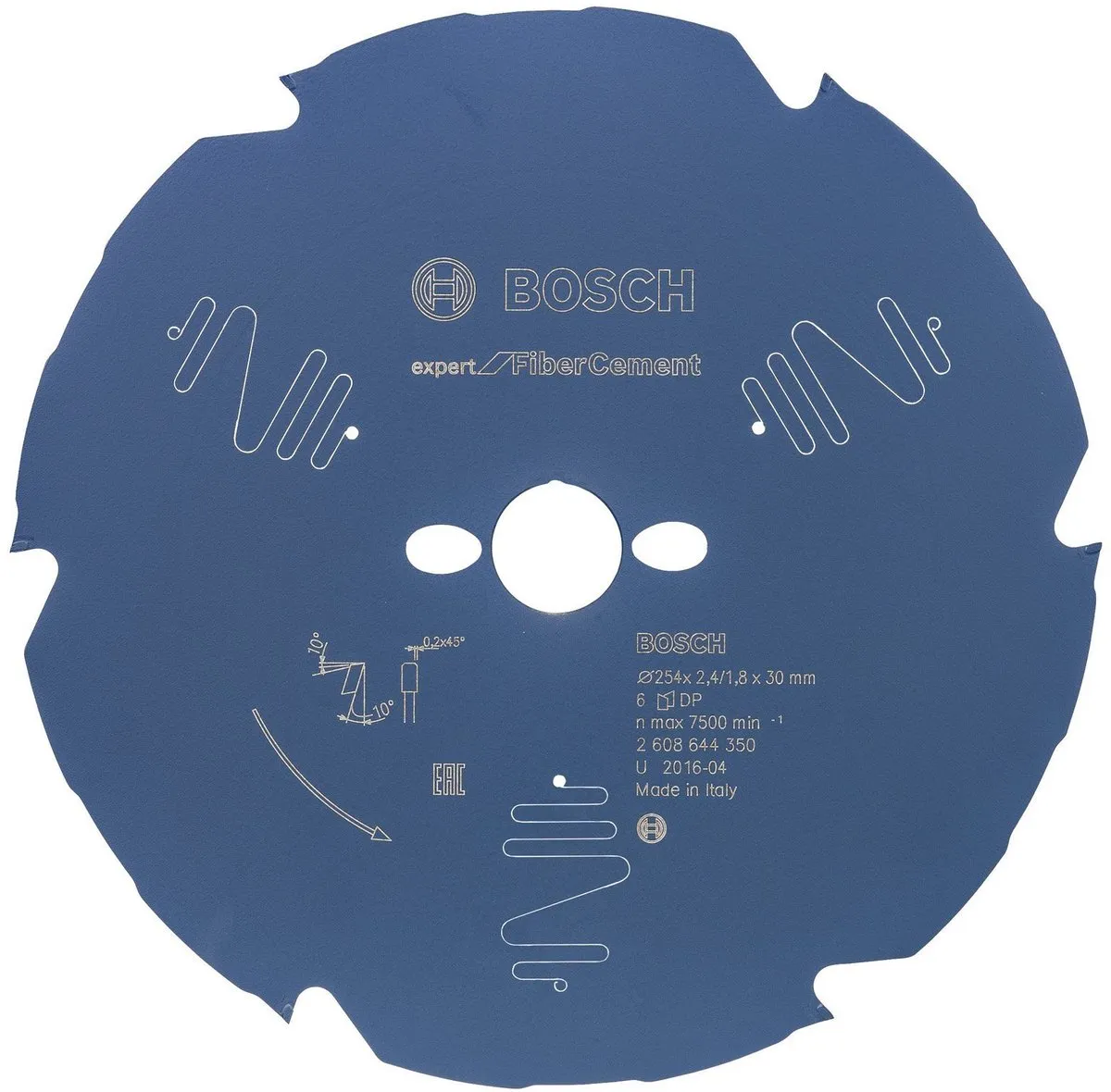 Bosch Blad Expert Fiber Cement 254mm