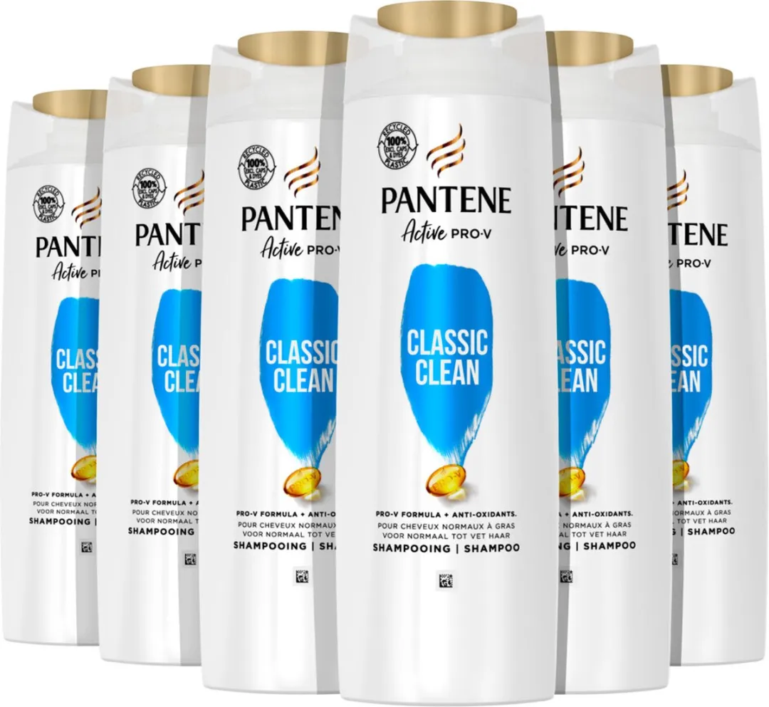 Pantene Shampoo Classic Clean 360ml - 6 Stuks