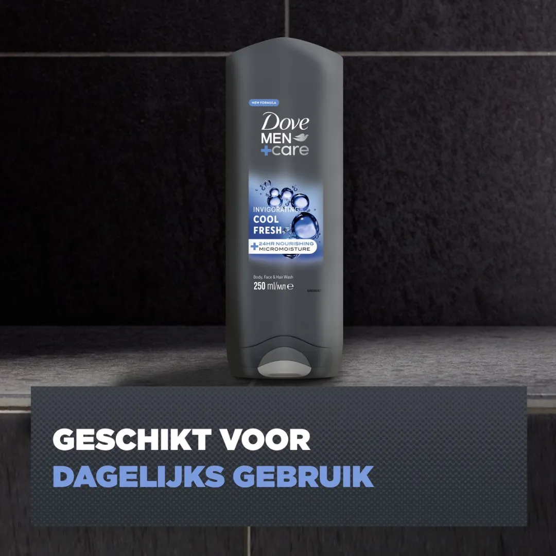 Dove Men+Care Cool Fresh 3-in-1 Douchegel - 20 Stuks