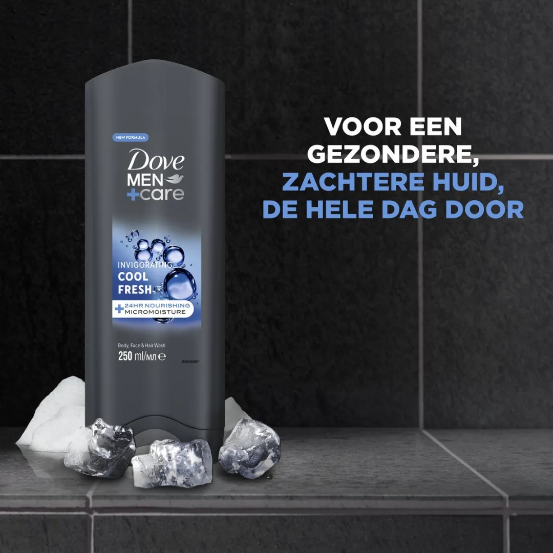 Dove Men+Care Cool Fresh 3-in-1 Douchegel - 20 Stuks