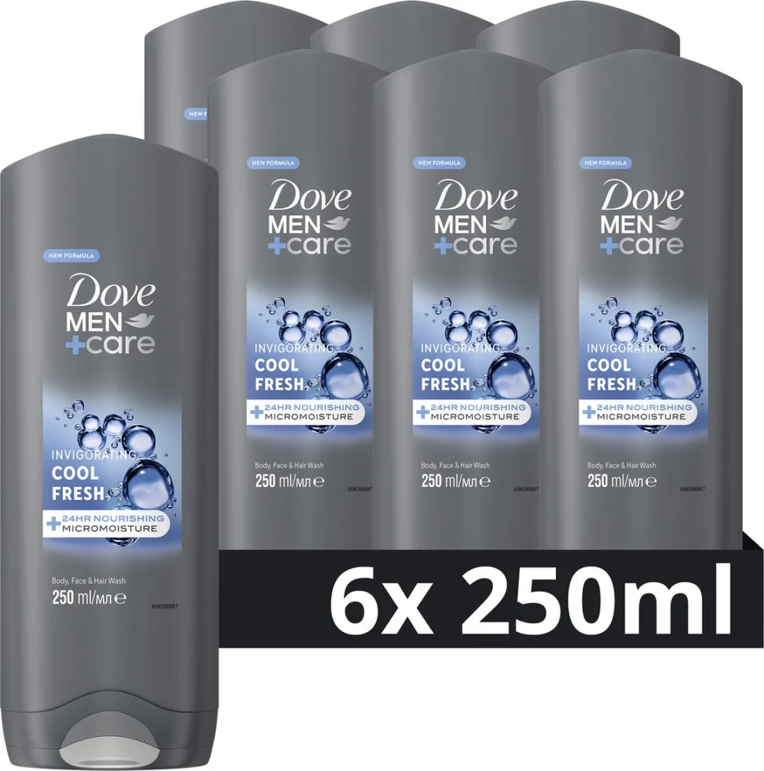 Dove Men+Care Cool Fresh 3-in-1 Douchegel - 20 Stuks