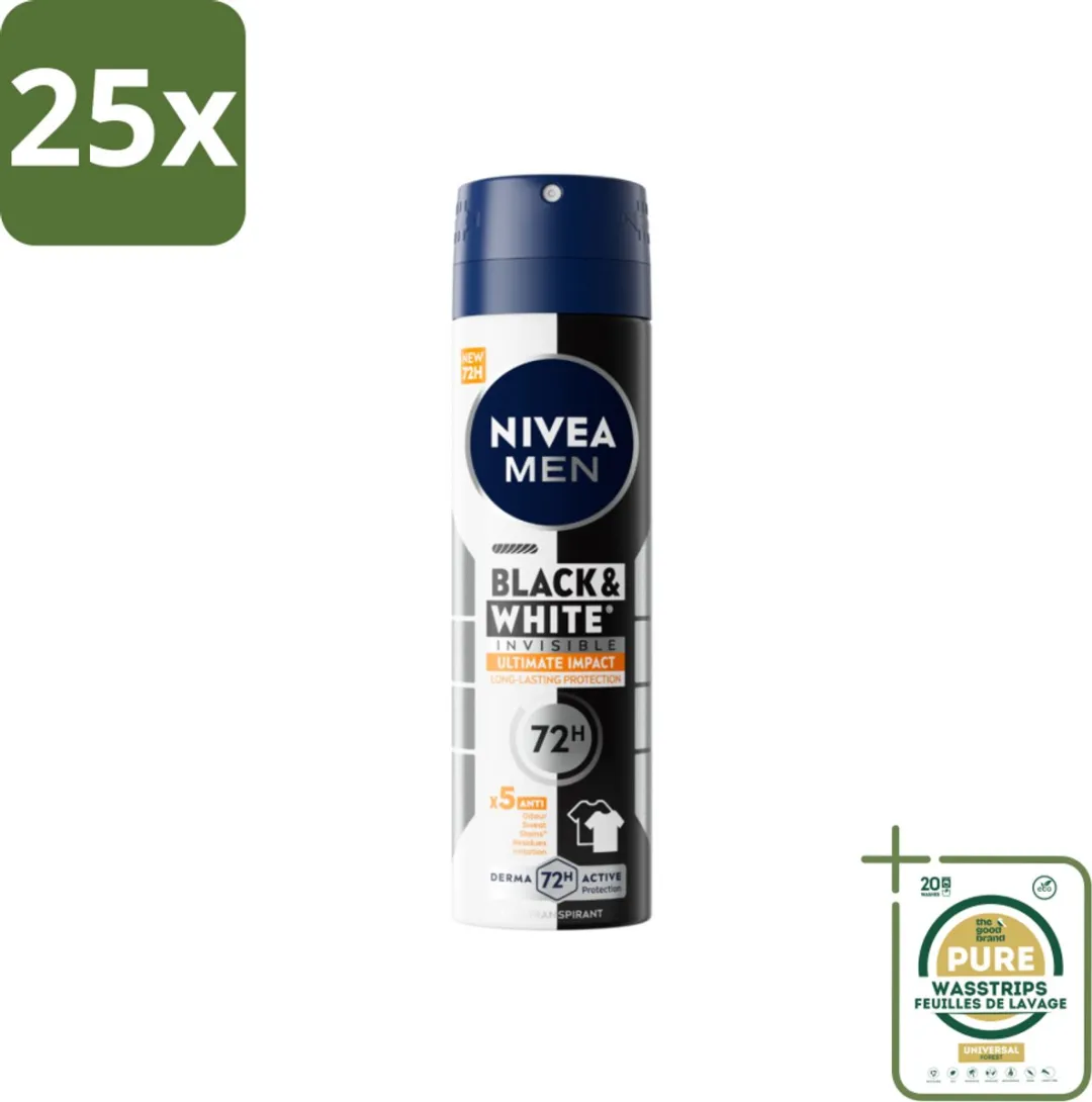 NIVEA MEN Black & White Ultimate Impact Deo Spray 150ml