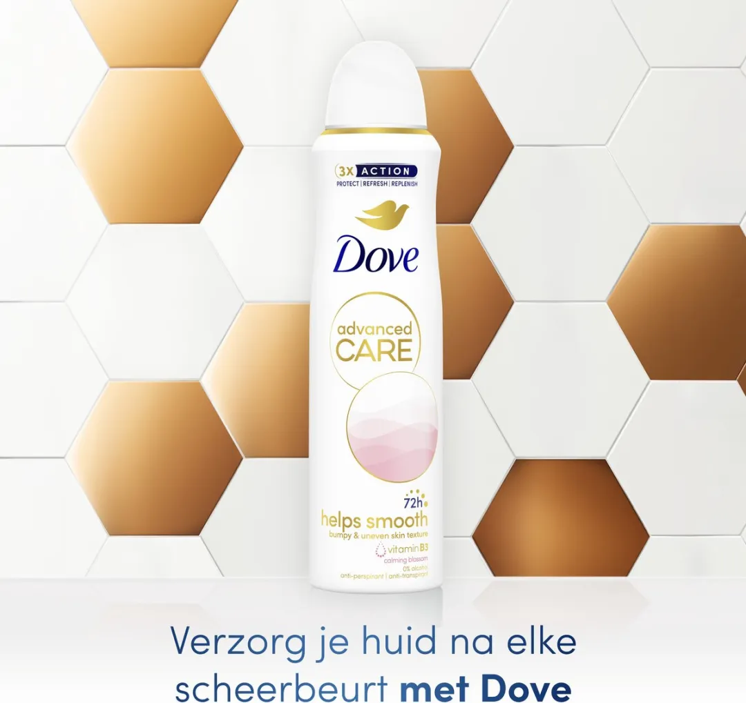 Dove Advanced Care Anti-Transpirant Spray Calming Blossom - 6x150ml