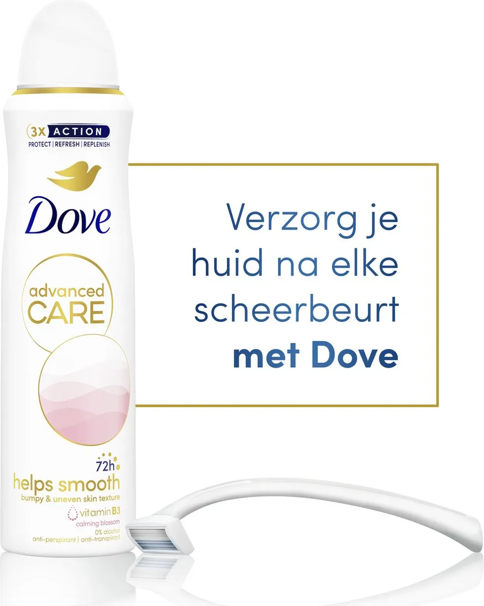Dove Advanced Care Anti-Transpirant Spray Calming Blossom - 6x150ml