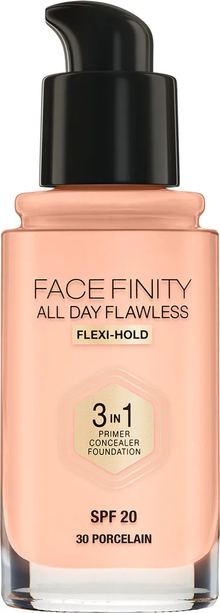 Max Factor Facefinity All Day Flawless Foundation 30 Porcelain - 30ml