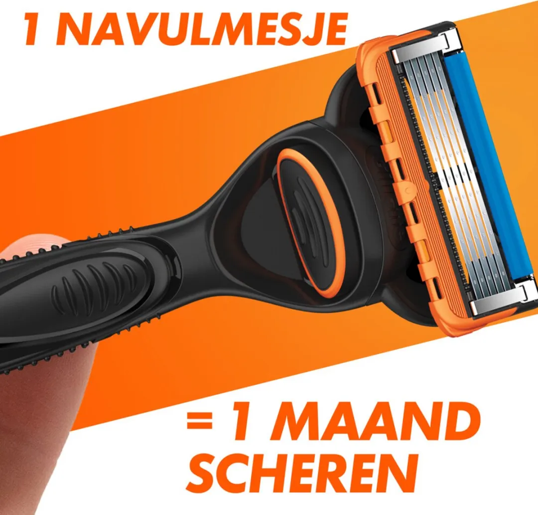 Gillette Fusion 5 Scheermes - 5 Bladen Wit