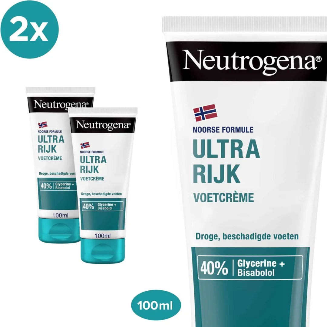 Neutrogena Hydraterende Voetcrème Noorse Formule 2x100ml