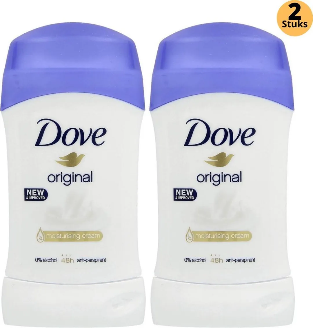 Dove Original Deodorant Stick 2x80ml
