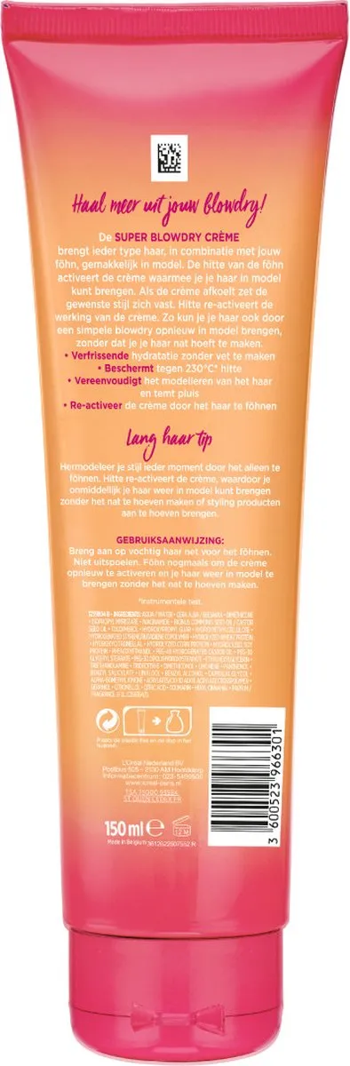 L'Oréal Paris Elvive Dream Lengths Blowdry Cream 150ml
