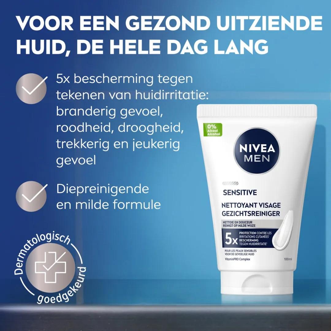 NIVEA MEN Sensitive Gezichtsverzorging Geschenkset - 3 Stuks - afbeelding 6 van 6