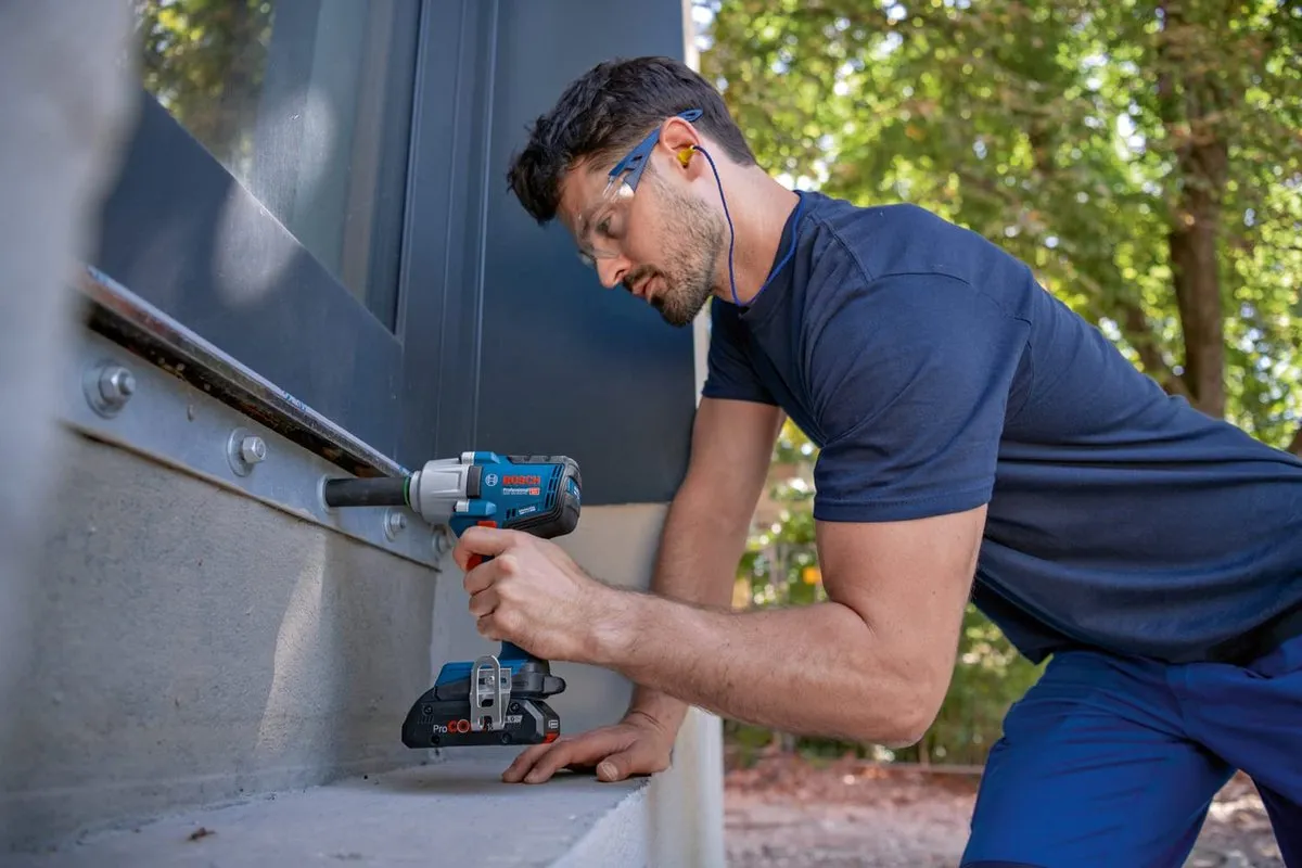 Bosch GDS 18V-450 HC Accu-slagmoersleutel - 2x 5.0Ah + Lader