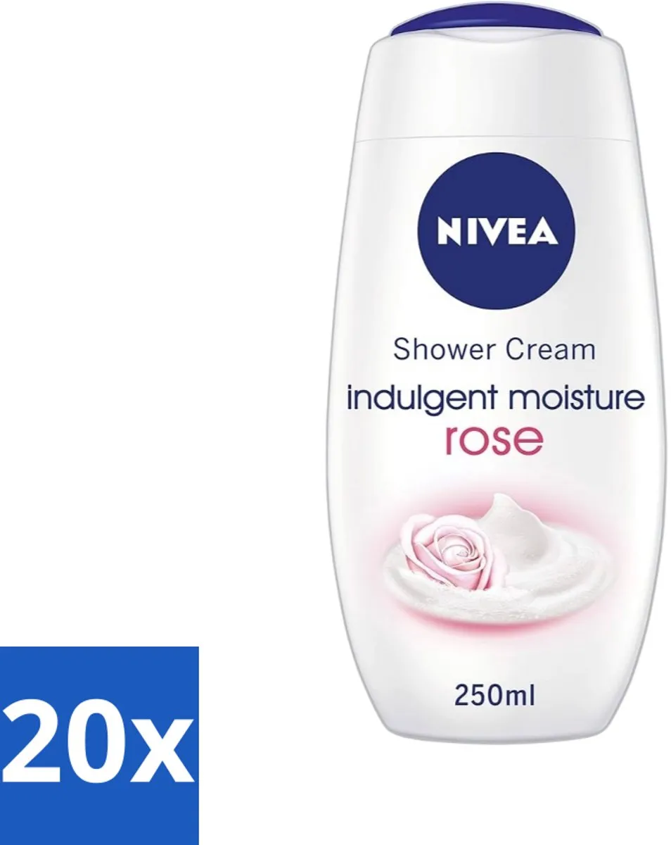 NIVEA Shower Indulgent Moisture Rose Douchecrème 250ml