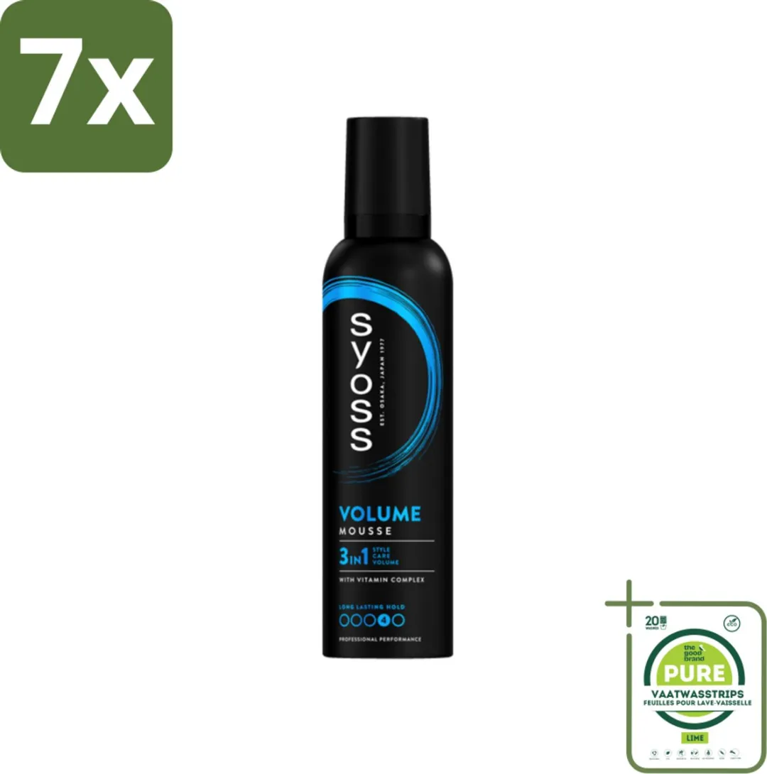 SYOSS Volume Haarmousse - 1750ml (7x250ml)