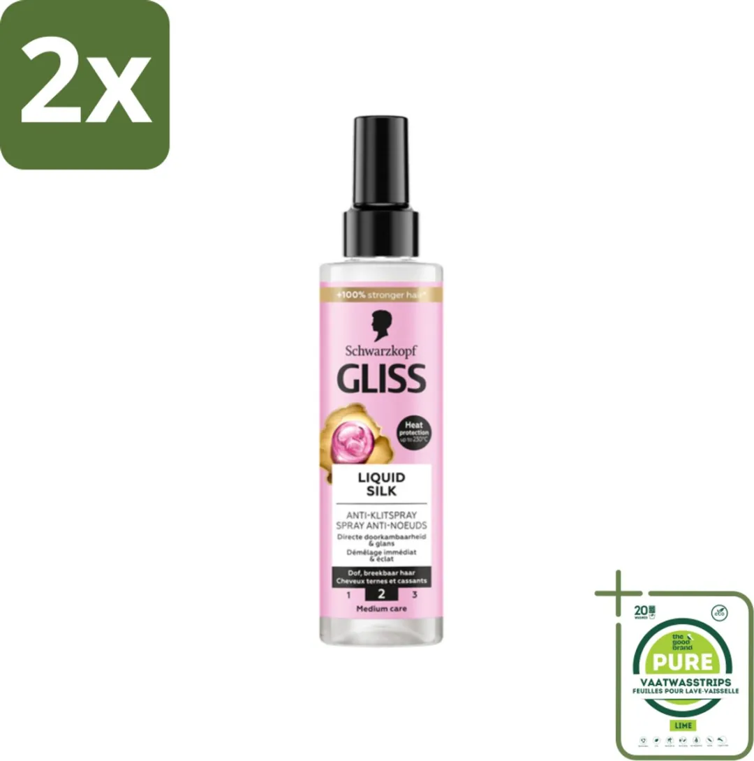 Schwarzkopf Gliss Kur Anti-Klit Spray Liquid Silk Gloss 400ml
