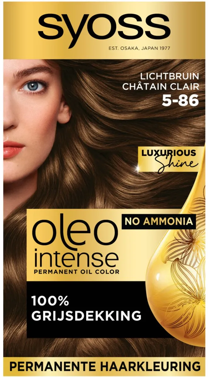 SYOSS Oleo Intense Haarverf 5-86 Lichtbruin - 575ml