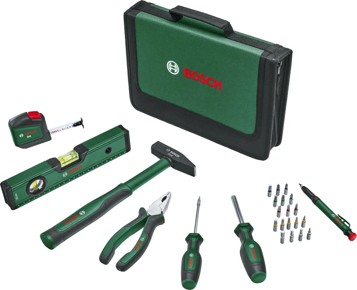 Bosch Universal Handgereedschapset 25-delig - Groen