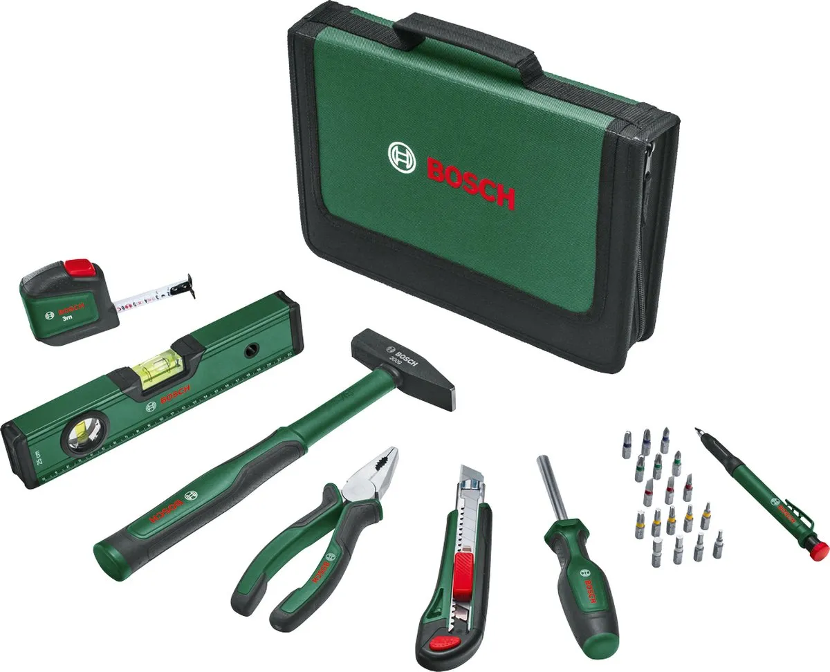 Bosch Universal Handgereedschapset 25-delig - Groen