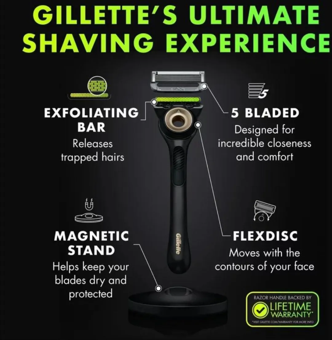 Gillette Labs Black & Gold Edition Scheerapparaat - 5 Bladen