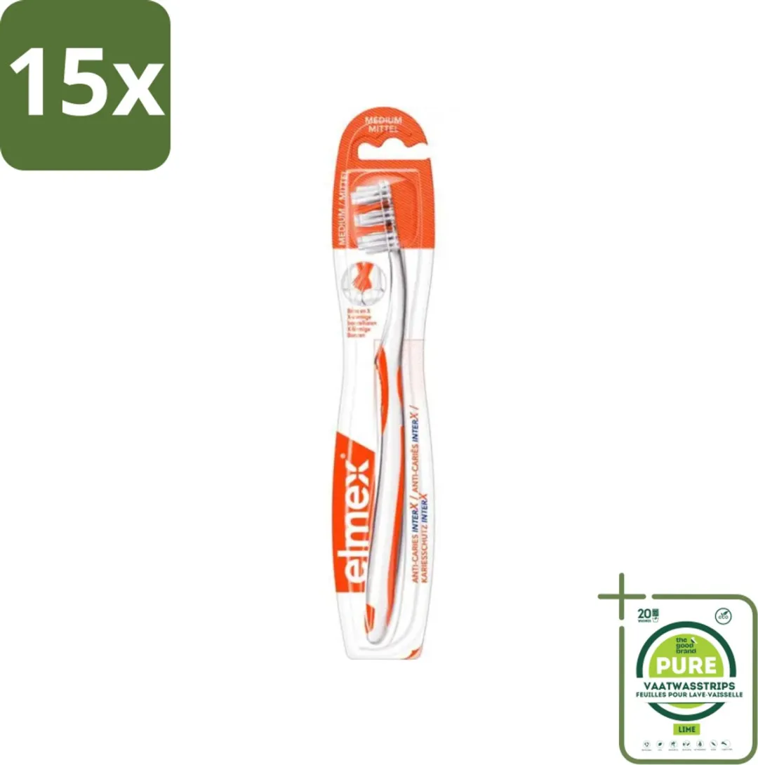 Elmex InterX Medium Tandenborstel