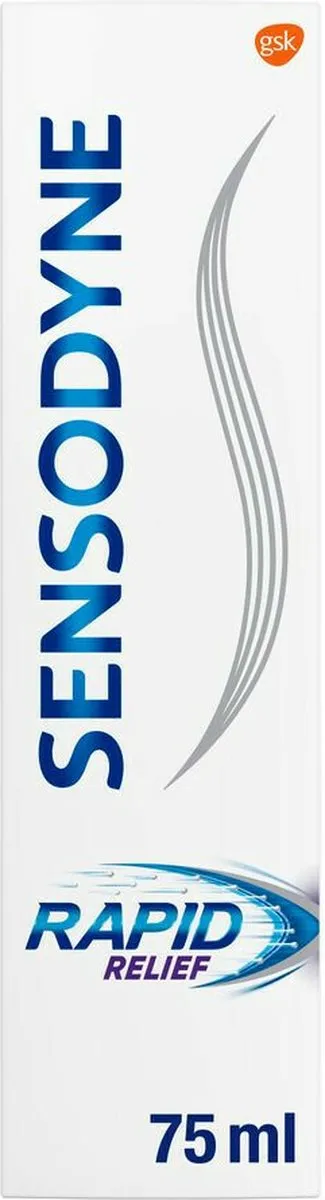 Sensodyne Rapid Relief Tandpasta 75ml - 3 Stuks - afbeelding 6 van 6