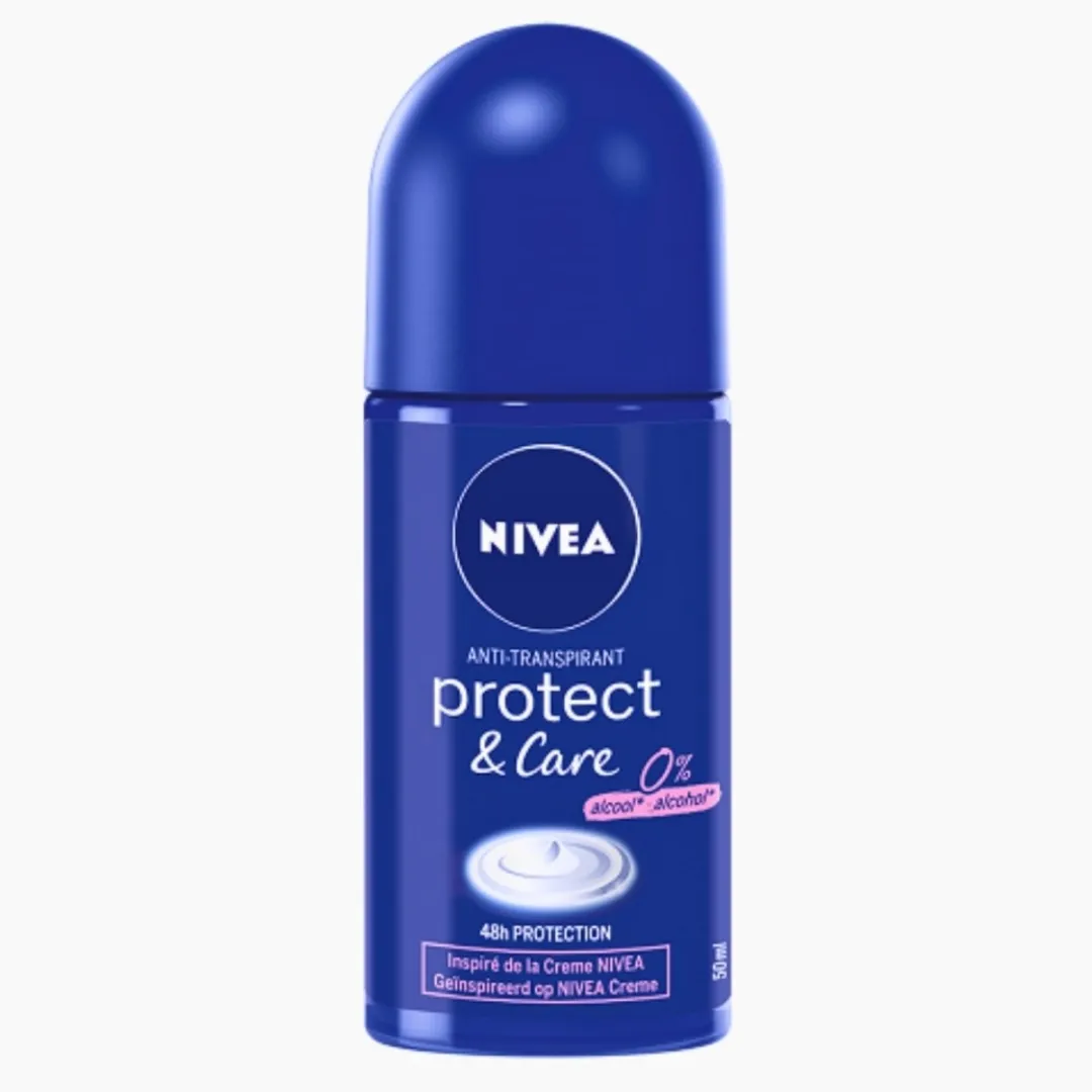 NIVEA Protect & Care Roll-On Deodorant 150ml - 3 Stuks