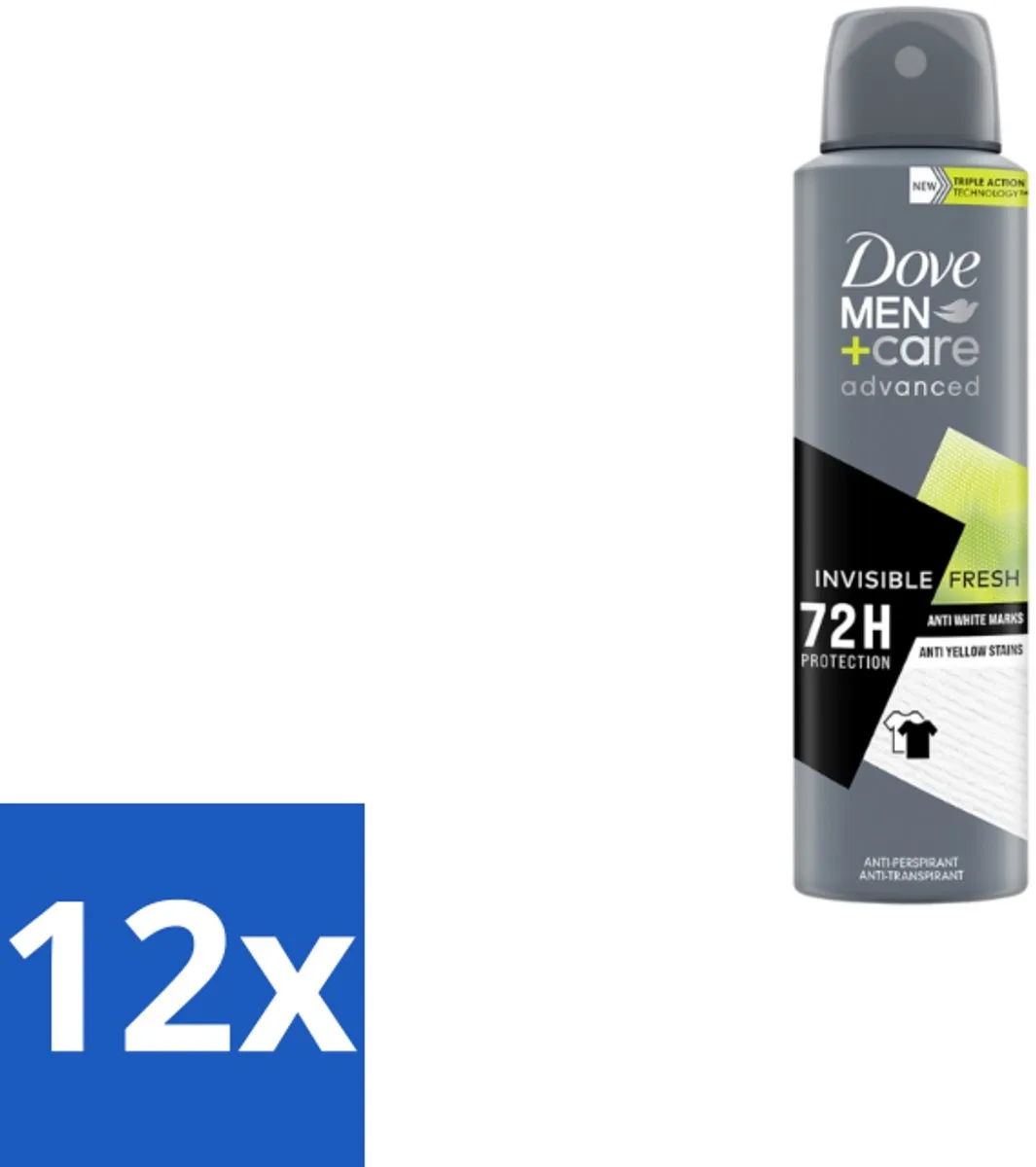 Dove Men+Care Advanced Invisible Fresh Deodorant Spray 150ml
