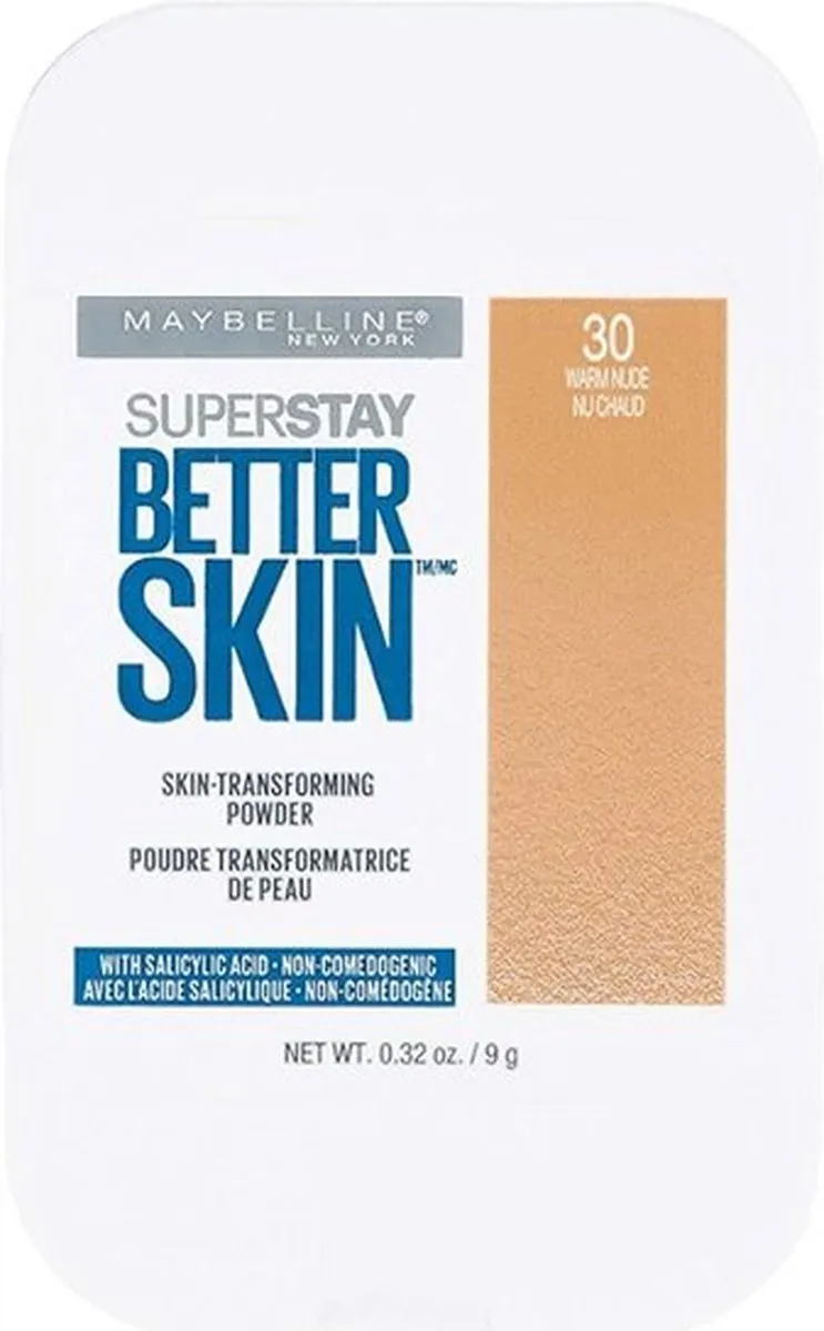 Maybelline Super Stay Better Skin Powder Foundation 30 Warm Nude