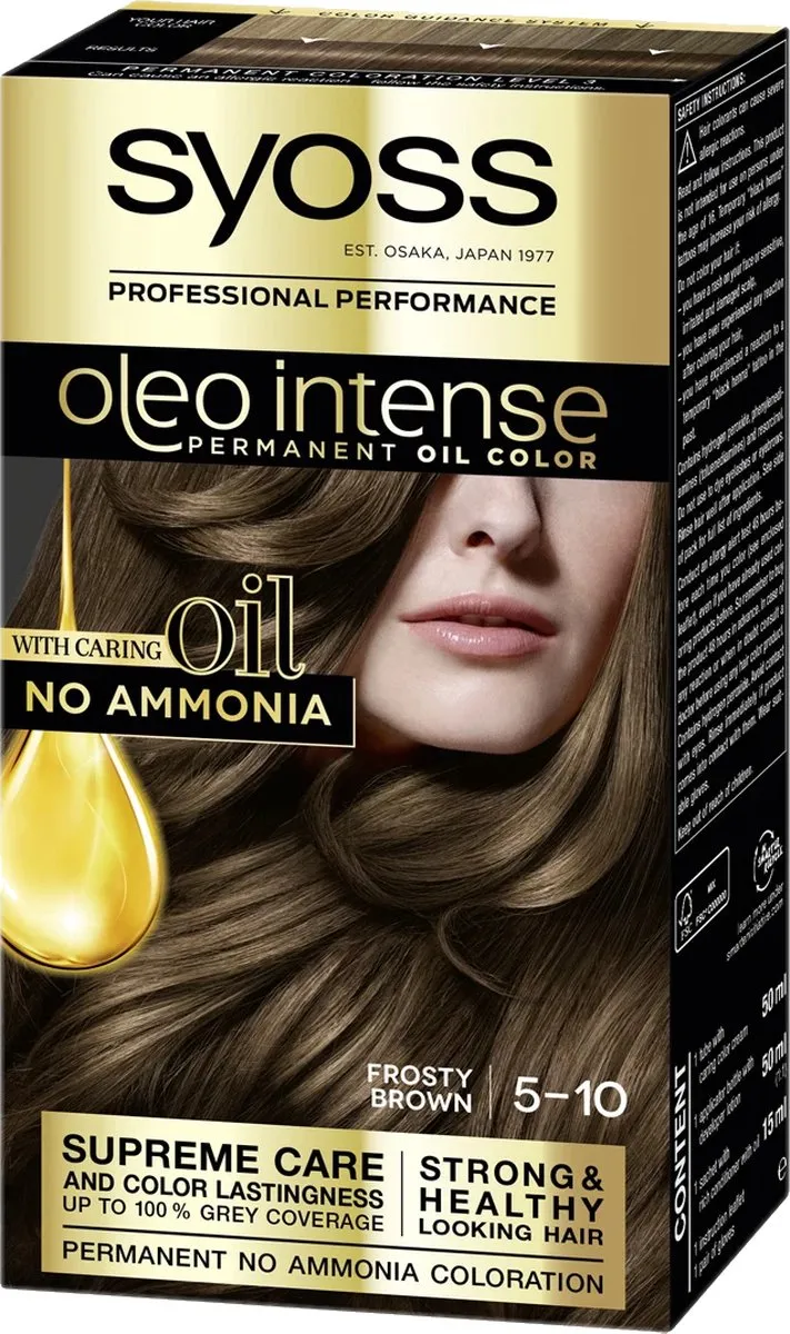 Syoss Permanente Kleur Lichtbruin N 5,10 - 5ml